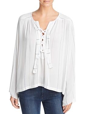 Faithfull The Brand Pierre Lace-up Top