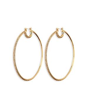 Luv Aj Stardust Pave Hoop Earrings
