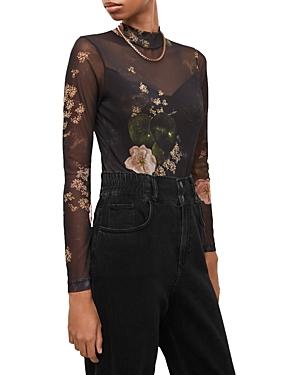 Allsaints Elia Asago Mesh Bodysuit
