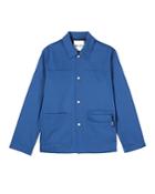Kenzo Spread Collar Cotton Twill Jacket