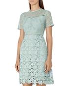 Reiss Heather Mixed-lace Dress
