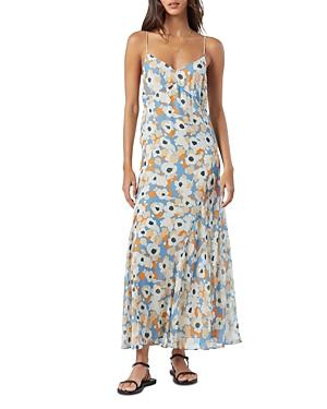 Joie Markus Floral Print Silk Maxi Dress