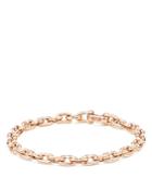 David Yurman Chain Link Narrow Bracelet In 18k Rose Gold