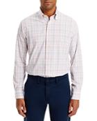 Peter Millar Wayne Stretch Poplin Check Classic Fit Performance Button Down Shirt