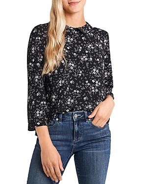 Cece Floral Print Blouse