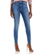 7 For All Mankind Illusion High Waisted Ankle Jeans In Love Story