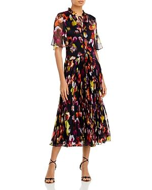 Jason Wu Collection Printed Pleated Midi Dress
