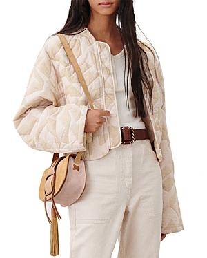 Ba & Sh Pacino Quilted Drop Shoulder Coat