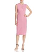 Narciso Rodriguez Wool Twill Fitted Sheath Dress