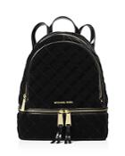 Michael Michael Kors Rhea Medium Velvet Zip Backpack