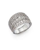 Bloomingdale's Diamond Statement Ring In 14k White Gold, 3.0 Ct. Tw. - 100% Exclusive
