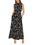 Gracia Wide Leg Jump Print Jumpsuit (47% Off) - Comparable Value $114