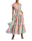 Derek Lam 10 Crosby Tora Patchwork Print Dress