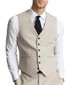 Reiss Fine Solid Slim Fit Suit Vest