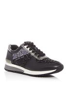 Michael Michael Kors Allie Glitter Lace Up Sneakers