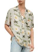 Allsaints No Fun Relaxed Fit Camp Shirt