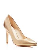 Cole Haan Emery Metallic Pointed Toe Pumps