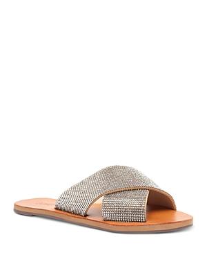 Schultz Women's Crystalle Slip On Embellished Sandals