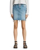 Allsaints Kim Denim Mini Skirt