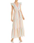 Saylor Austen Striped Maxi Dress