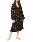Billabong Sweet To Me Floral Print Midi Dress