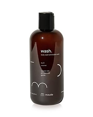 Maude Wash Body Wash & Bubble Bath - No. 0 Unscented 12 Oz.