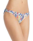 Polo Ralph Lauren Patchwork Smocked Hipster Bikini Bottom