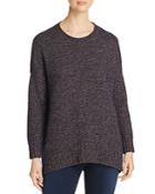 Eileen Fisher Marled Drop-shoulder Sweater