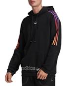 Adidas Originals 3-stripes Cotton French Terry Regular Fit Hoodie
