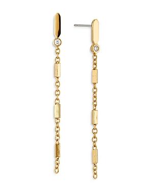Nadri Wythe Chain Line Earrings