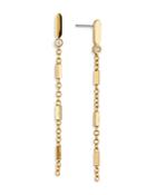 Nadri Wythe Chain Line Earrings