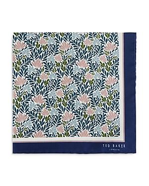 Ted Baker Interest Floral Silk Pocket Square