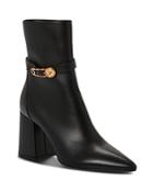 Versace Women's Safety Pin Pointed Toe Ankle Booties