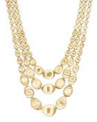 Marco Bicego 18k Yellow Gold Lunaria Three-strand Nested Necklace, 19 - Trunk Show Exclusive