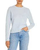 Aqua Rolled Edge Cashmere Sweater - 100% Exclusive