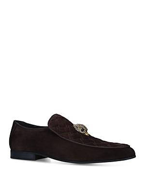 Kurt Geiger London Men's Hugh Eagle Head Quilted Slip On Loafers