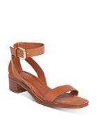 Whistles Campbell Mid Block Heel Sandal