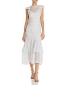 Saylor Lilyrose Lace Midi Dress