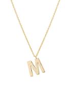 Argento Vivo Hammered Initial Pendant Necklace In 18k Gold-plated Sterling Silver, 18-20