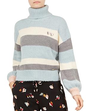 Ted Baker Colour By Numbers Moliea Striped Turtleneck Sweater