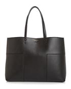 Tory Burch Block-t Leather Tote
