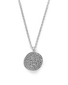 Ippolita Sterling Silver Glamazon Stardust Small Pave Disc Necklace With Diamonds, 16 - 100% Exclusive
