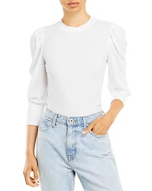 Jonathan Simkhai Kimber Puff Sleeve Top
