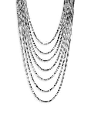 John Hardy Sterling Silver Classic Chain Multi-row Necklace, 20