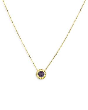 Bloomingdale's Amethyst Pendant Necklace In 14k Yellow Gold, 18 - 100% Exclusive