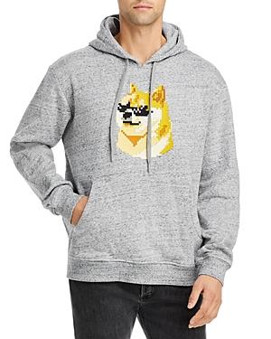 8 Bit By Mostly Heard Rarely Seen Dogecoin Graphic Hoodie