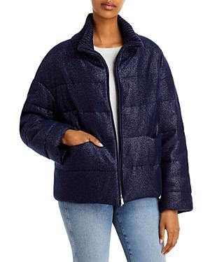 Fabiana Filippi Quilted Ribbed Collar Jacket