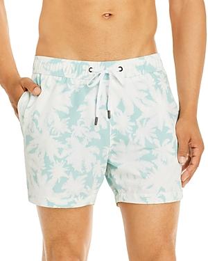 Onia Charles Sea Breeze Nylon Blend Printed Regular Fit Swim Trunks