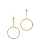 Bloomingdale's 14k Yellow Gold Small Circle Chain Drop Earrings - 100% Exclusive