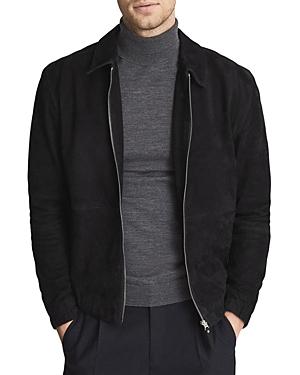 Reiss Mercury Suede Full Zip Jacket